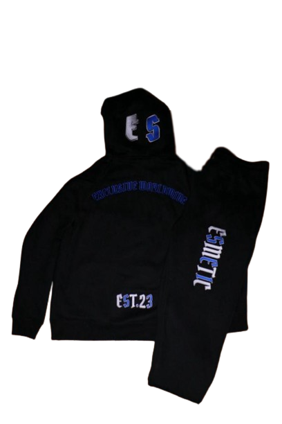 Blue and White Trackie Colorway Winter series (E)