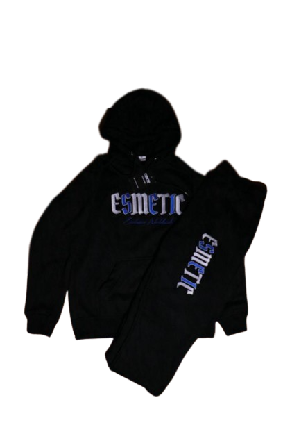 Blue and White Trackie Colorway Winter series (E)